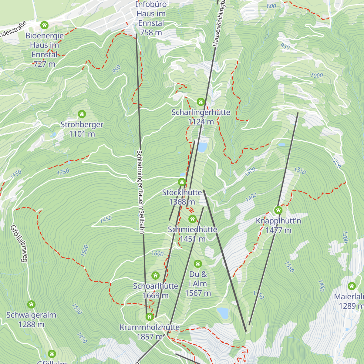 Stöcklhütte map