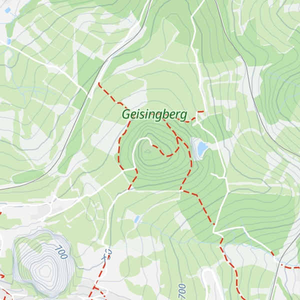 Map of Geisingberg