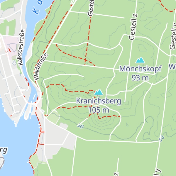 Map of Hoher Zacken