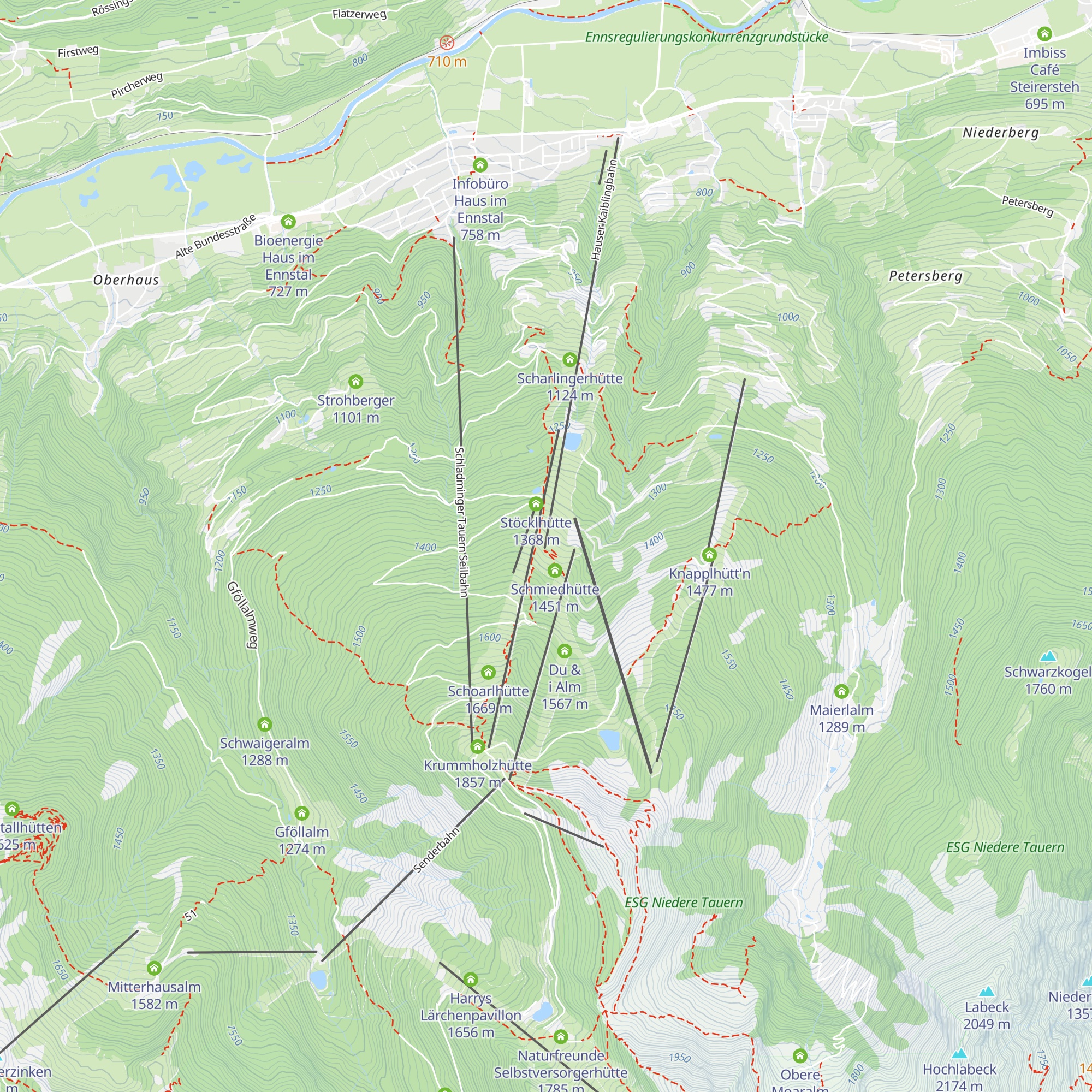Gondlstüberl map