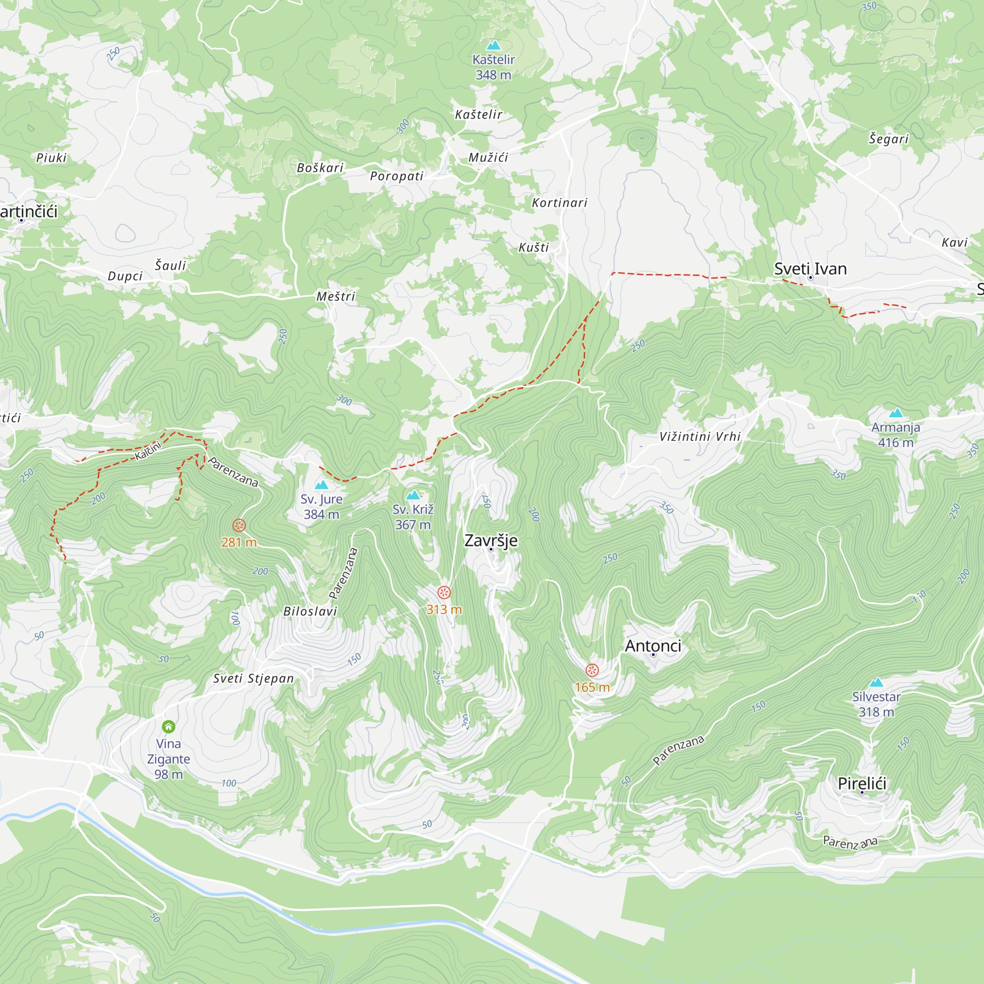 Agroturizam i Vinogradarstvo Montižel map