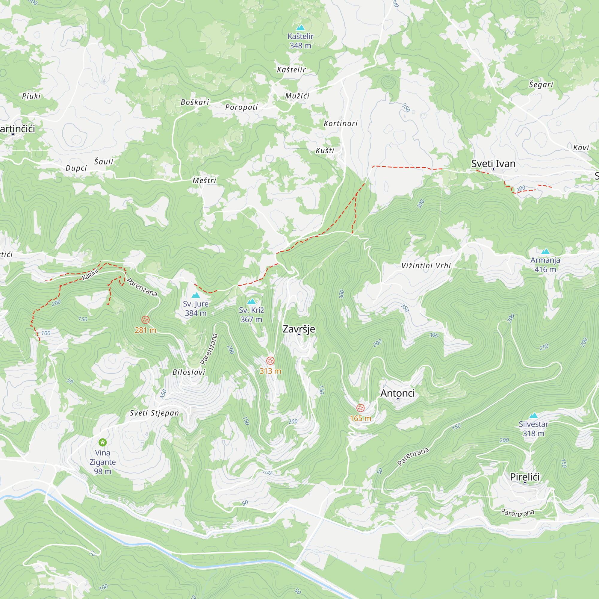 Agroturizam i Vinogradarstvo Montižel map