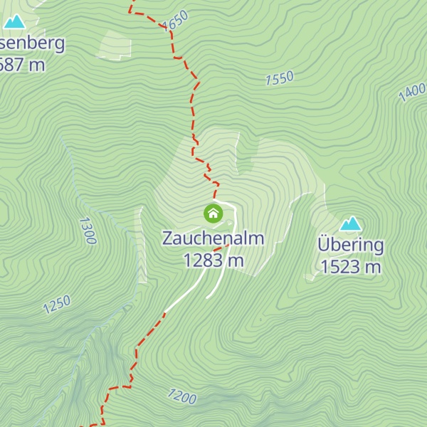 Map of Zauchenalm