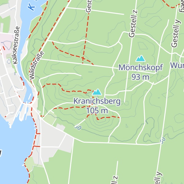 Map of Blauer Zacken