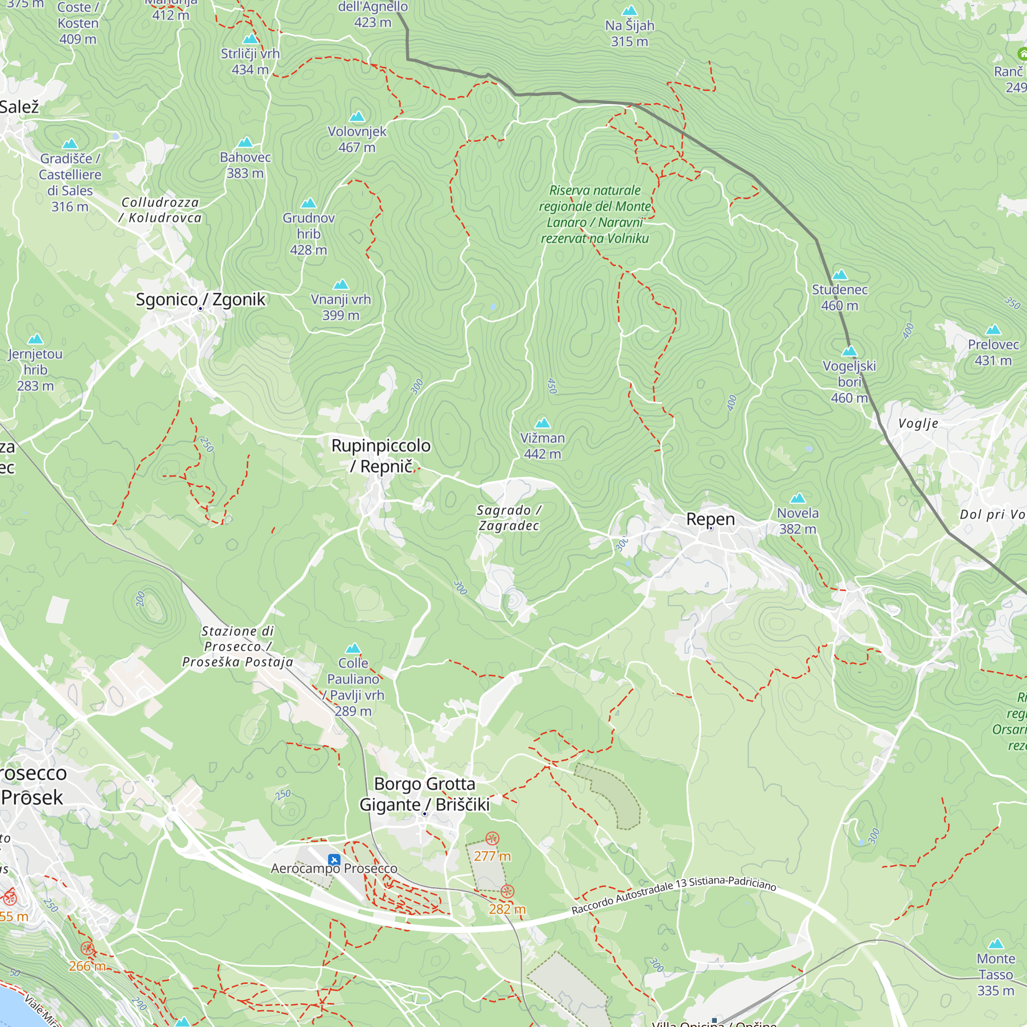 Agriturizem / Agriturismo Milič map
