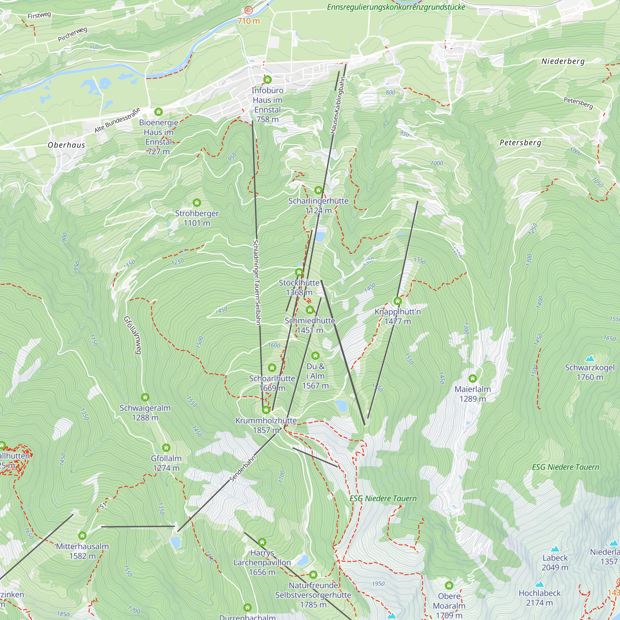 Schmiedhütte map