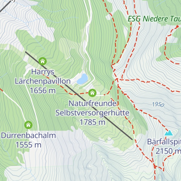 Map of Naturfreundeschutzhaus Kaiblingalm