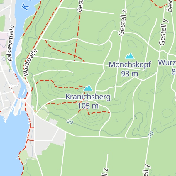 Map of Kranichsberg