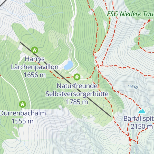 Map of Naturfreunde Selbstversorgerhütte
