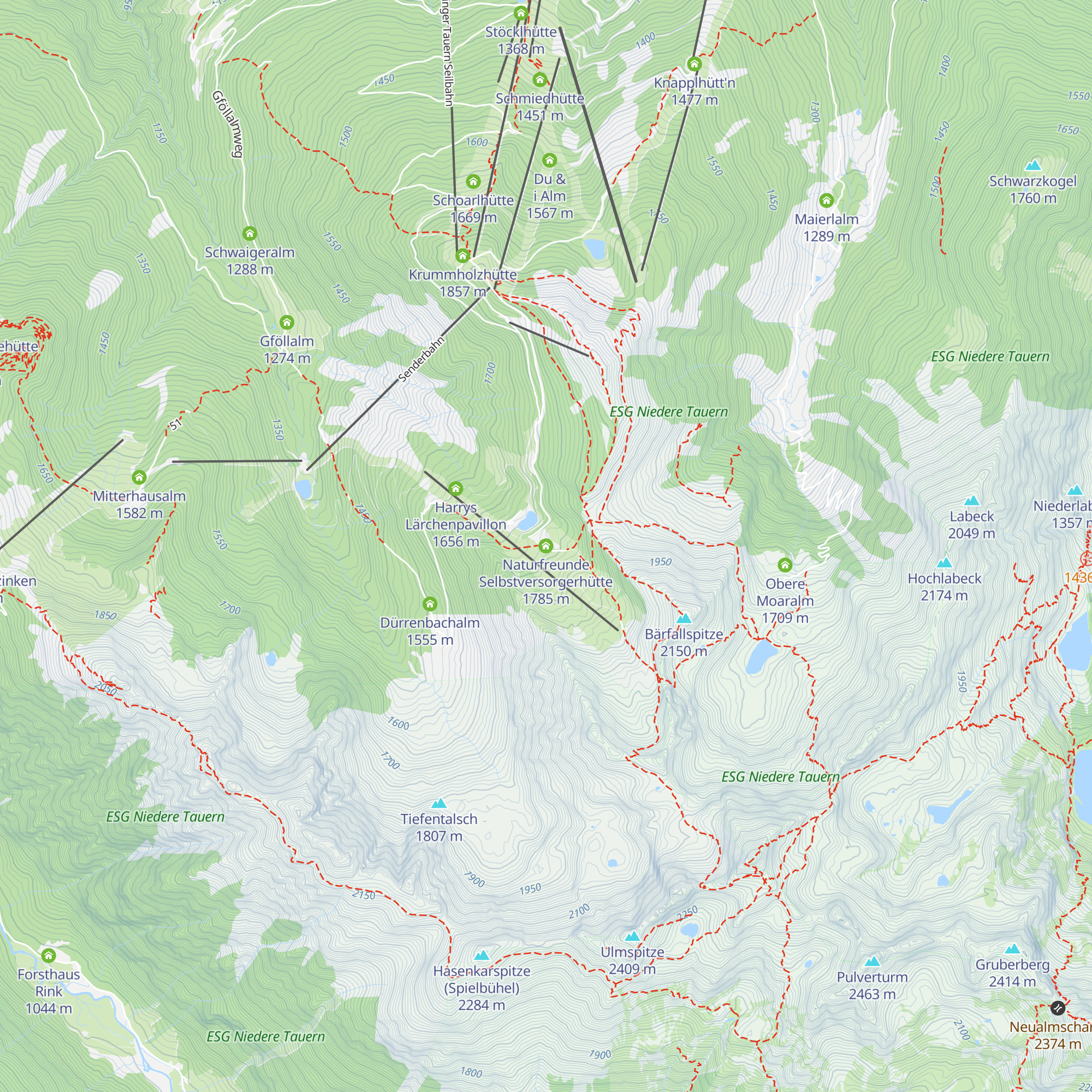 Naturfreunde Selbstversorgerhütte map