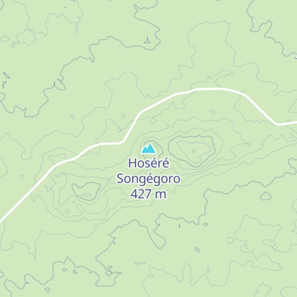 Map of Hoséré Songégoro