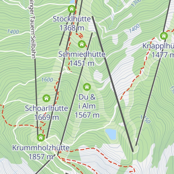 Map of Du & i Alm