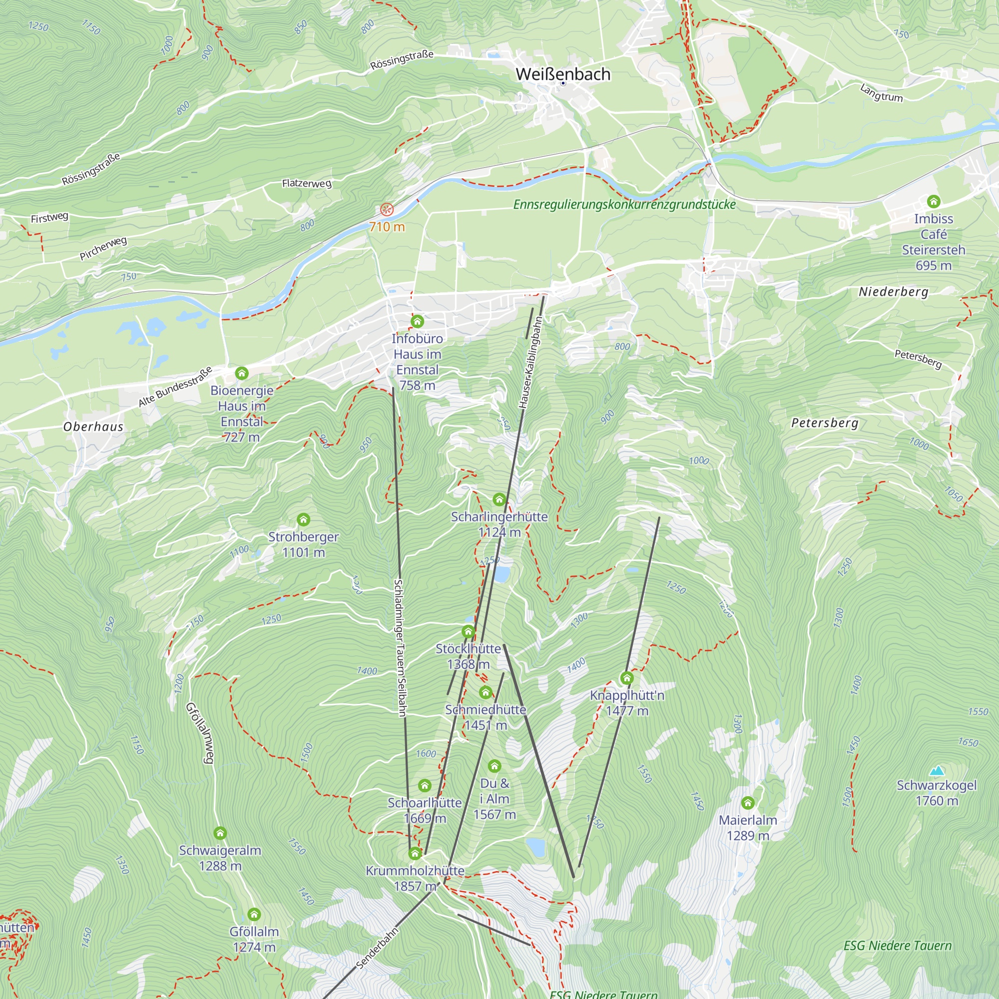 Scharlingerhütte map