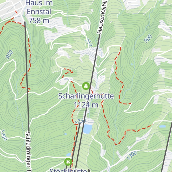 Map of Scharlingerhütte