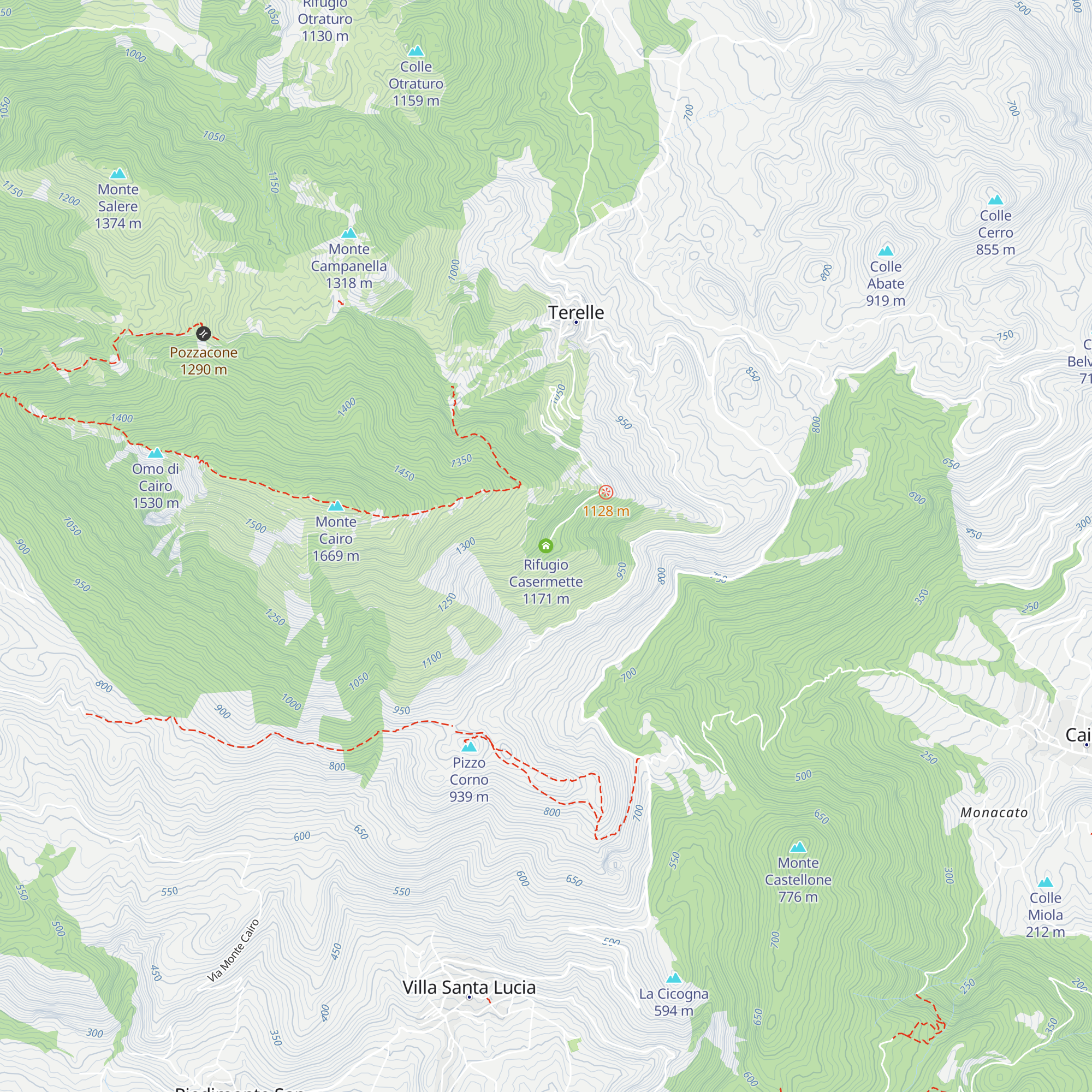 Rifugio Casermette map