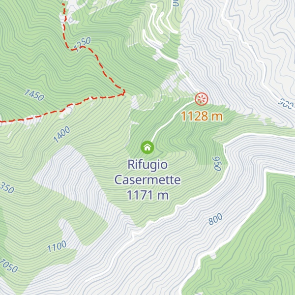 Map of Rifugio Casermette