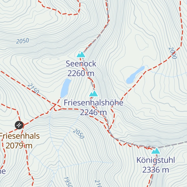 Map of Friesenhalshöhe