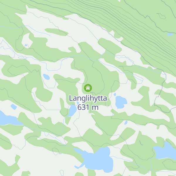 Map of Langlihytta