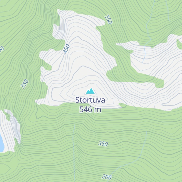 Map of Middagshågen