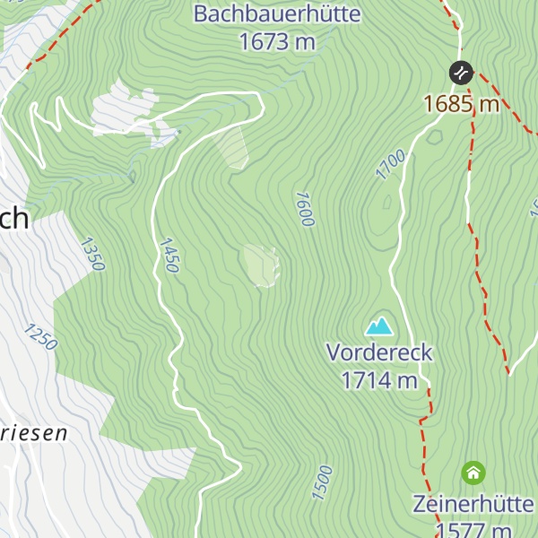 Map of Hiasnhütte