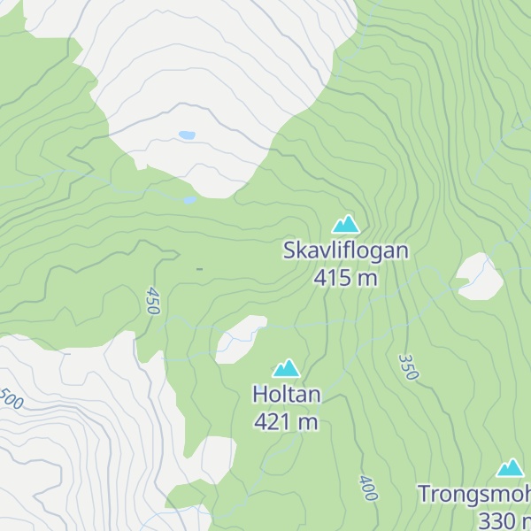 Map of Grønlihaugen