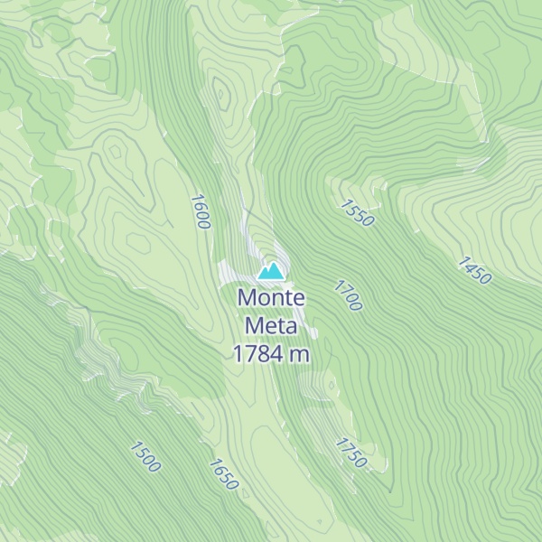 Map of Monte Meta