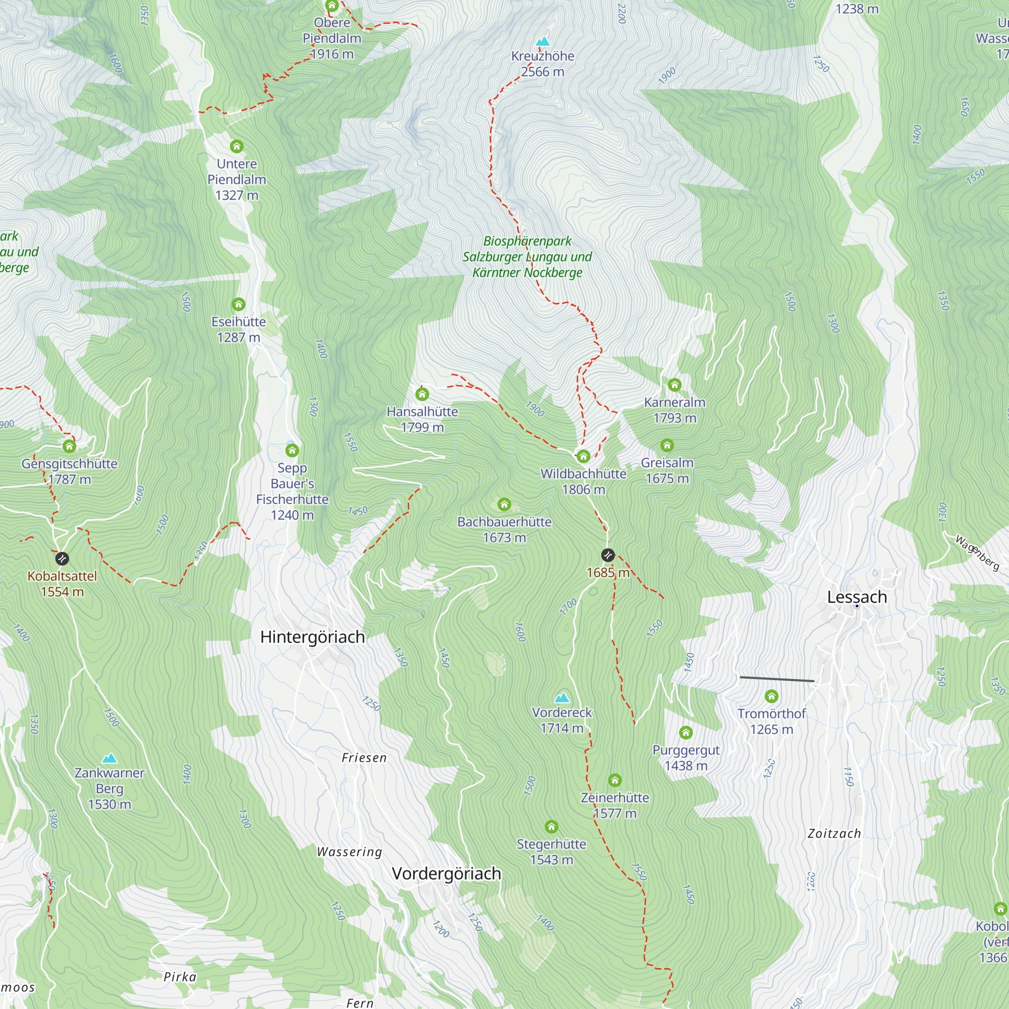 Bachbauerhütte map