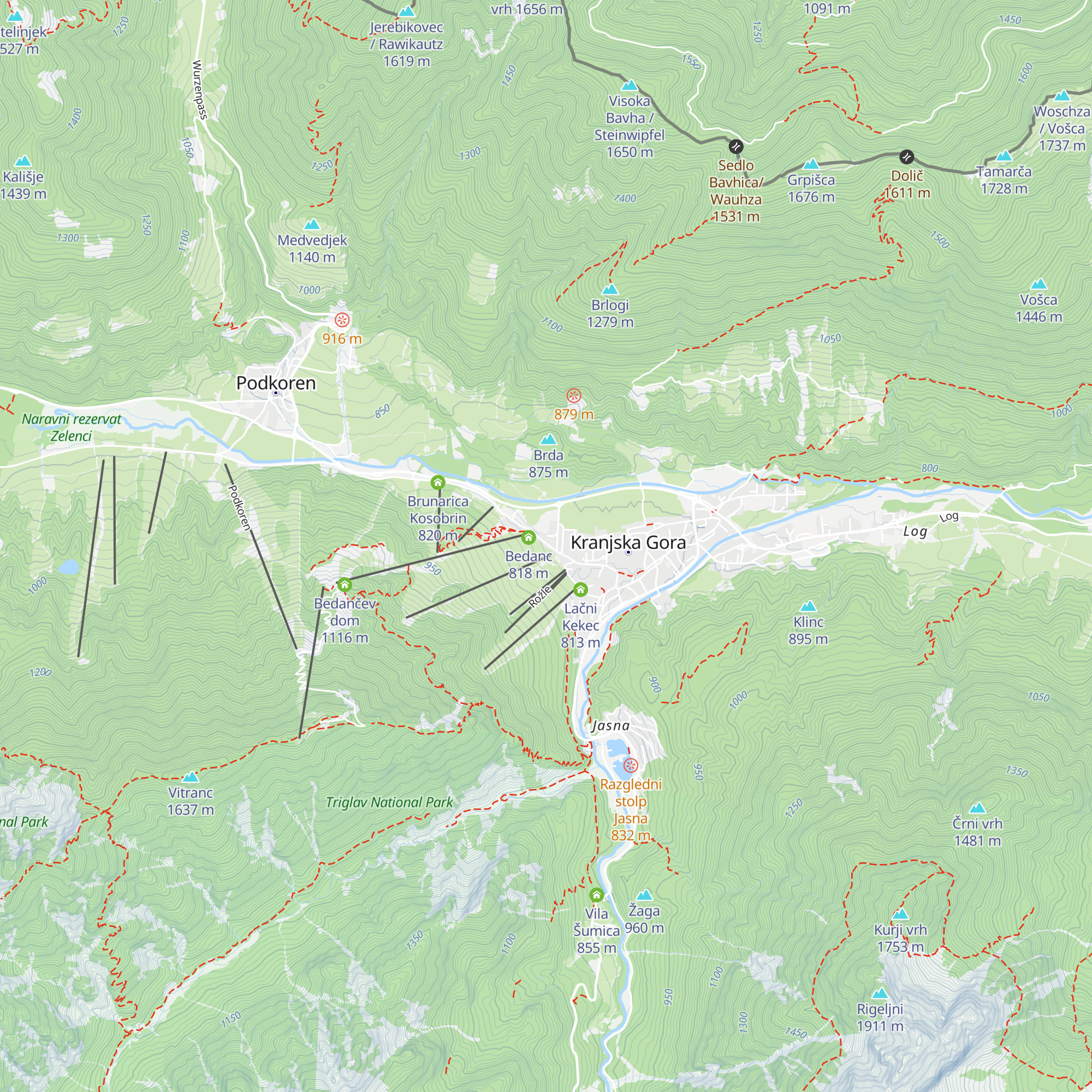 Sporty bar map