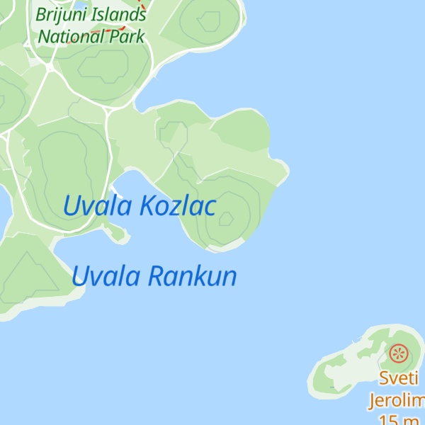 Map of Vrh Kosir