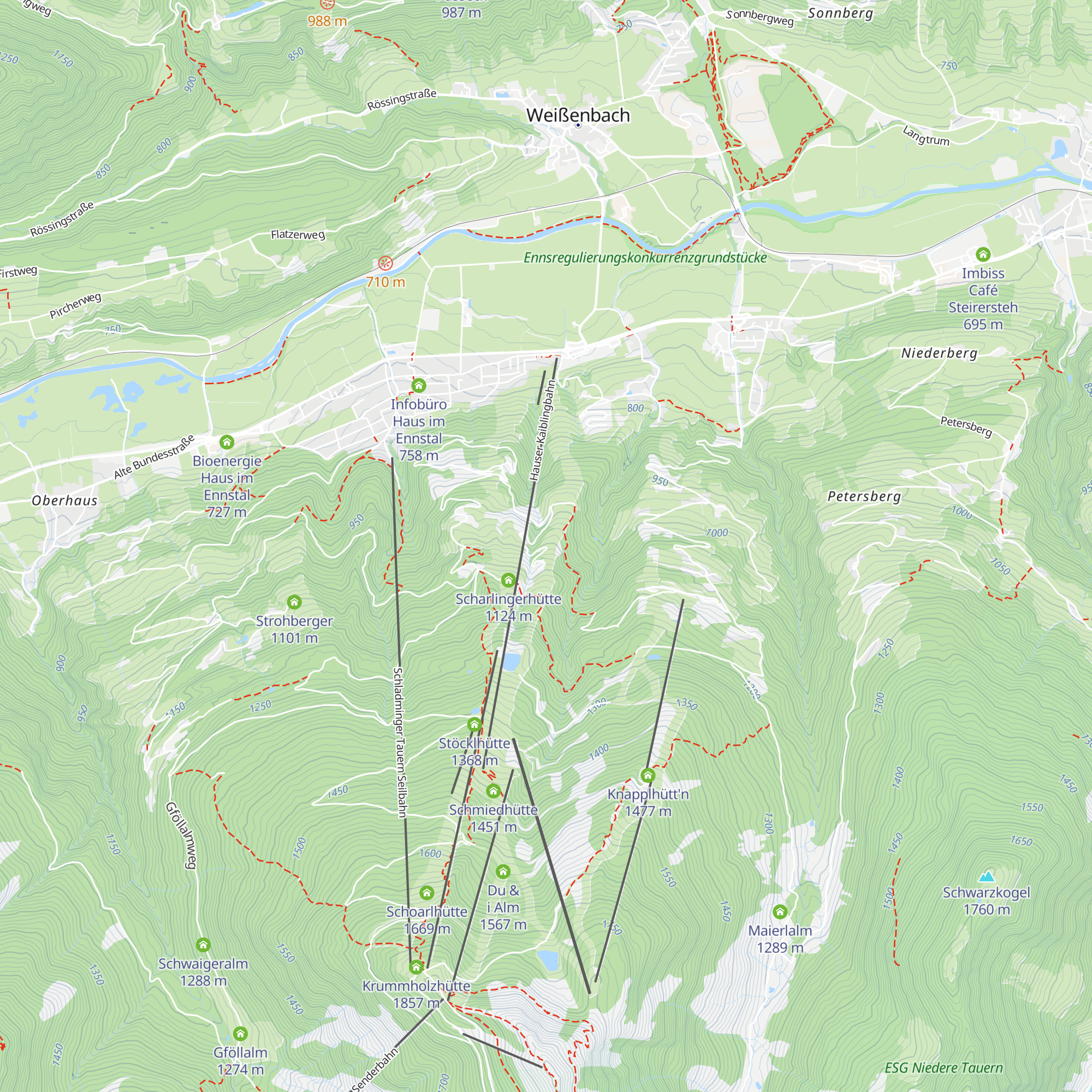 Prenner Alm map