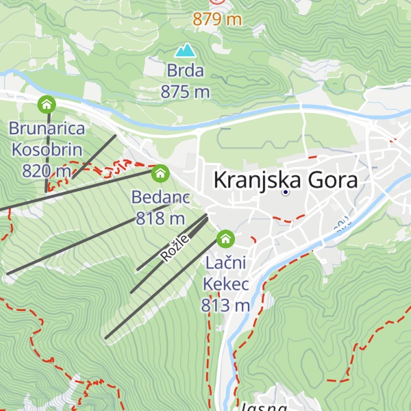 Map of Razigrana Mojca