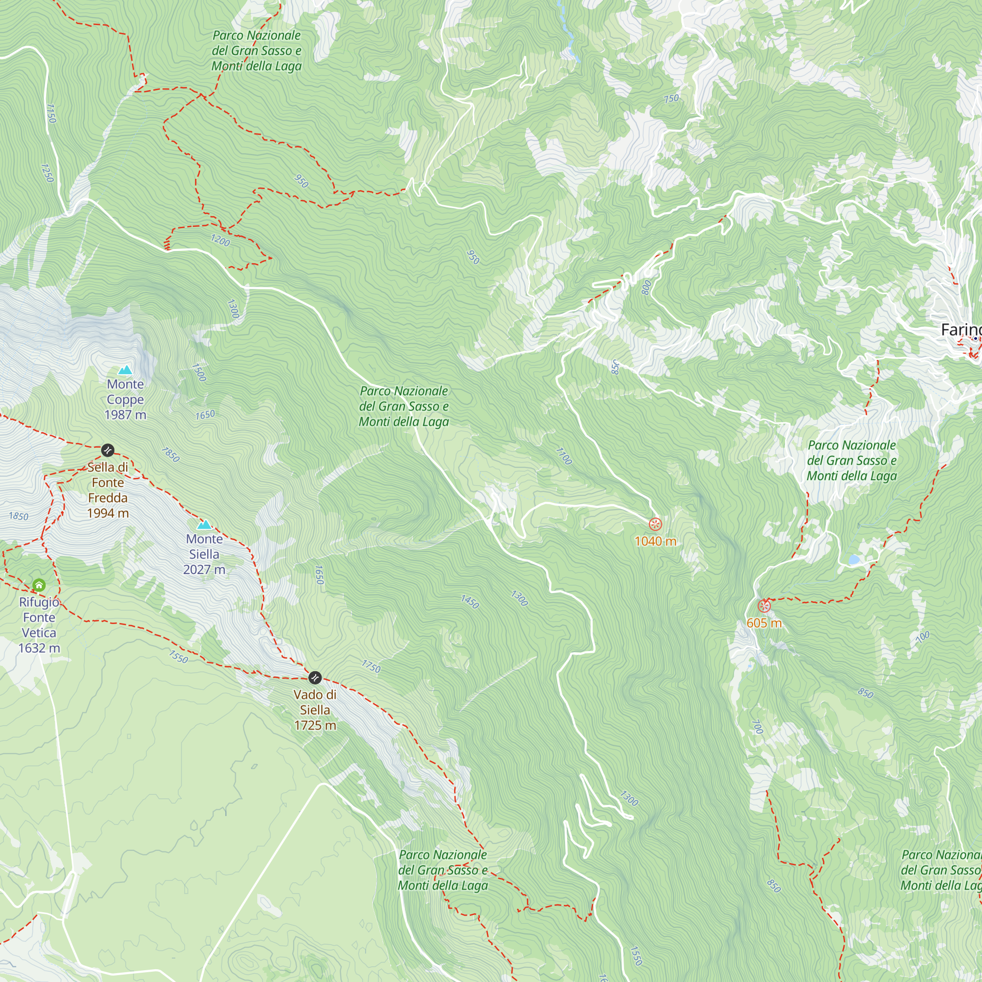 Rifugio Tito Acerbo map