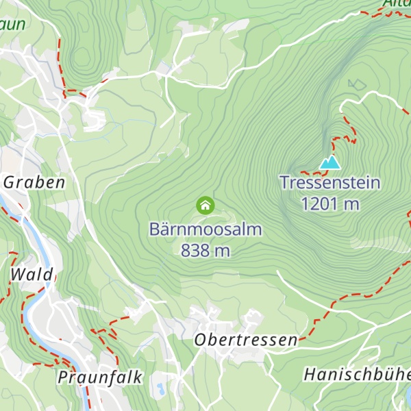 Map of Bärnmoosalm