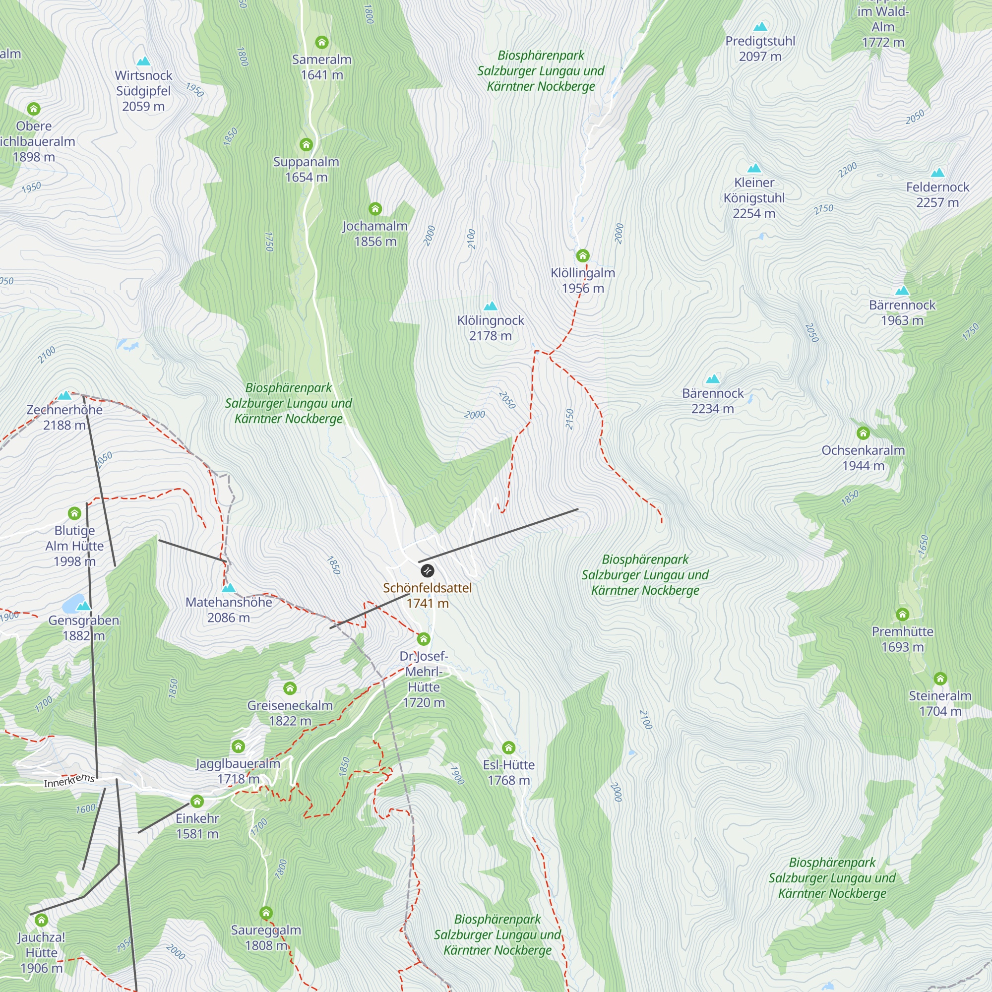 Schilcheralm map
