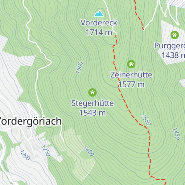 Map of Stegerhütte