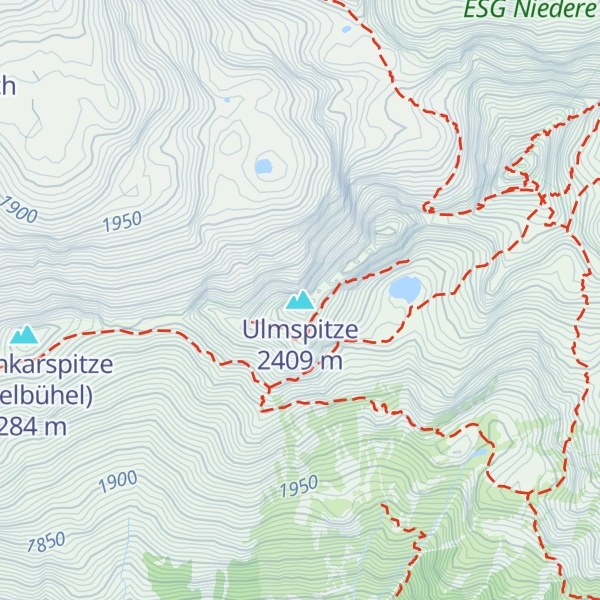 Map of Ulmspitze