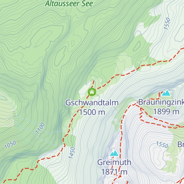 Map of Gschwandtalm