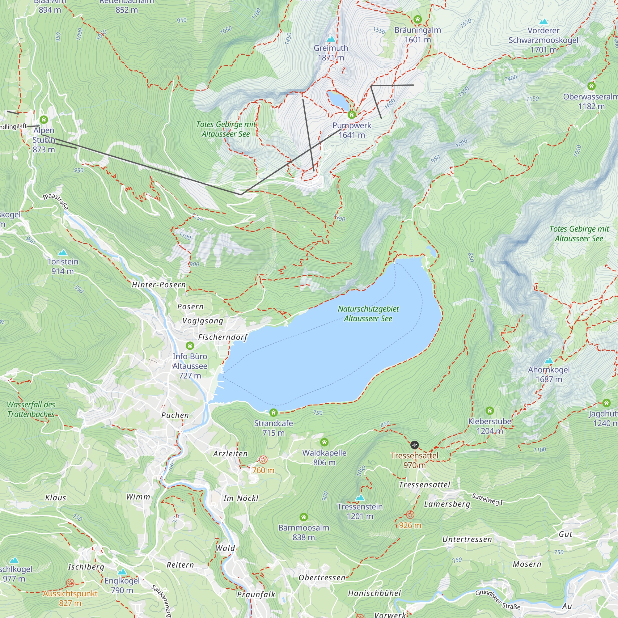 Kaltenbrunnhütte map