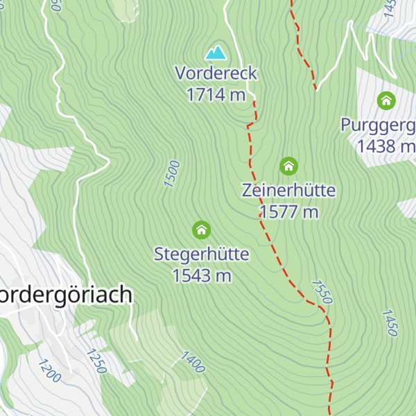 Map of Lindlhütte