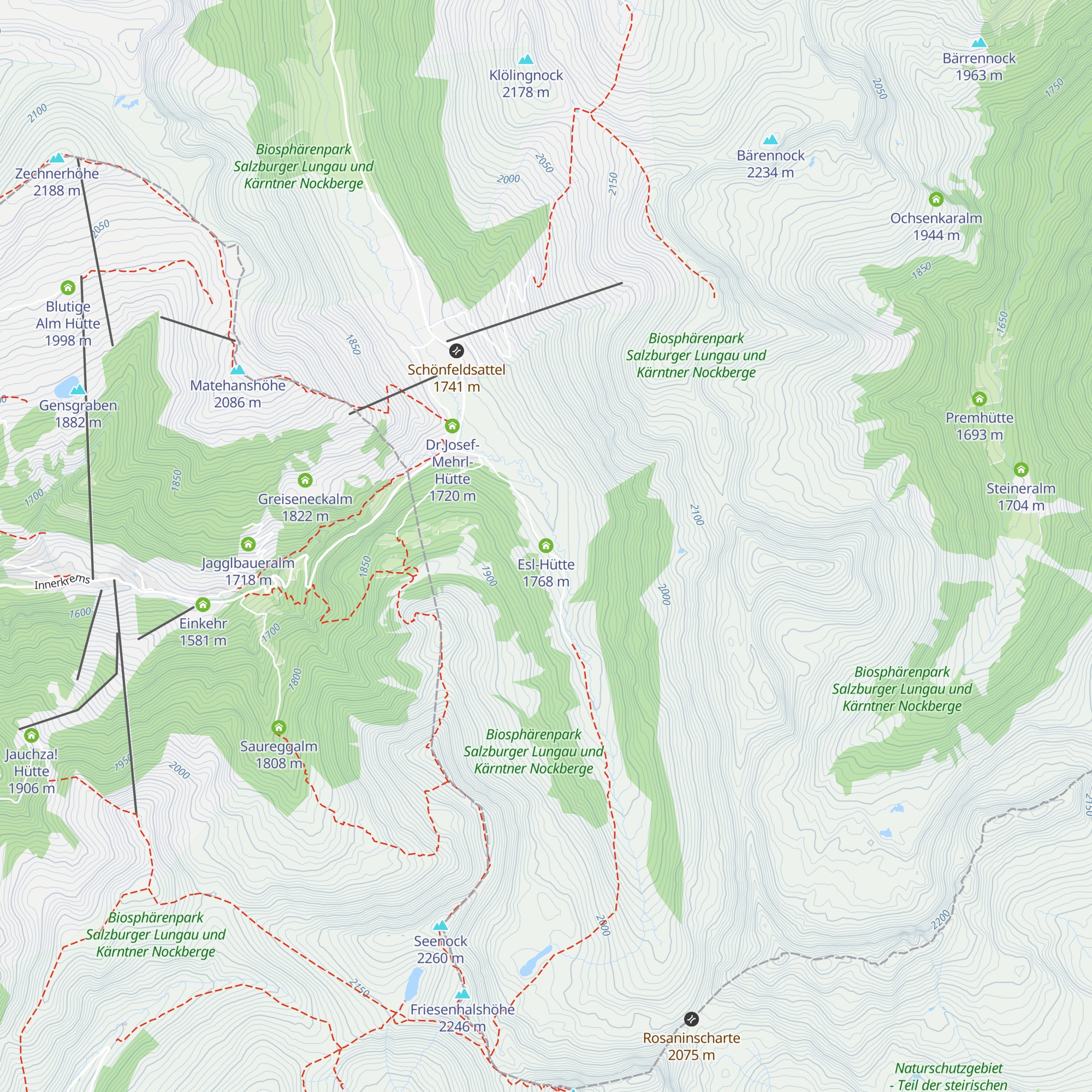 Eßlalm map