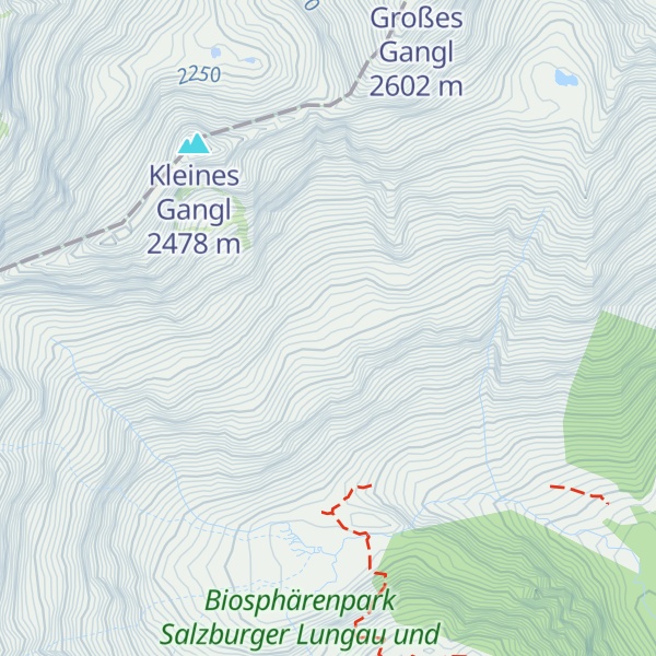 Map of Hieselbauerhütte (verf.)