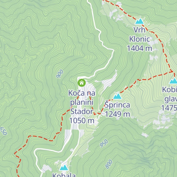 Map of Chalet Astra Montana