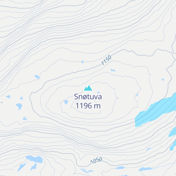 Map of Snøtuva