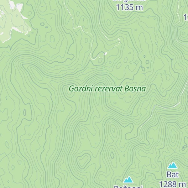 Map of Kaličev hrib