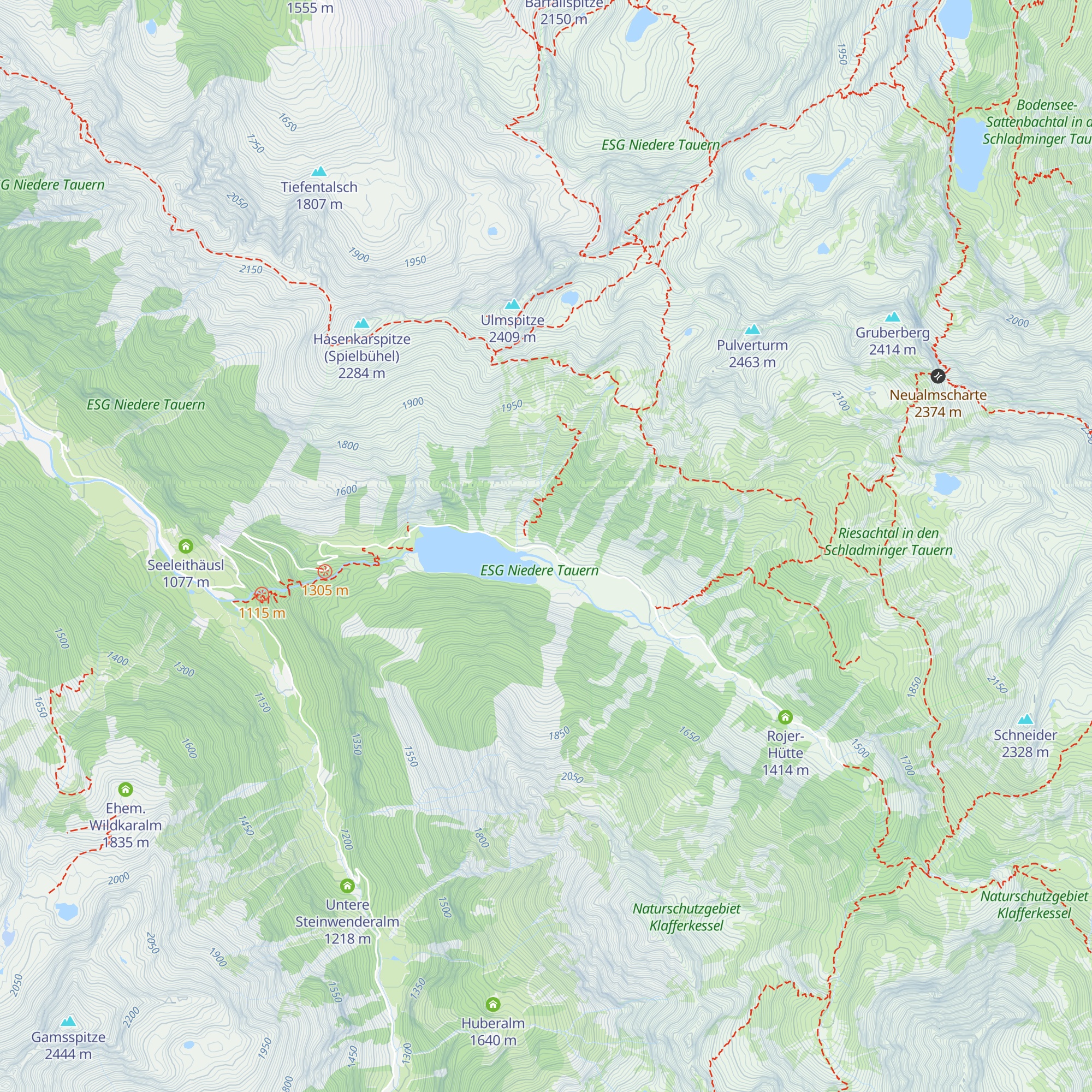 Fischerhütte map