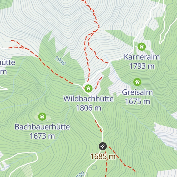 Map of Wildbachhütte