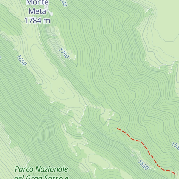 Map of Monte Pietra Aspra