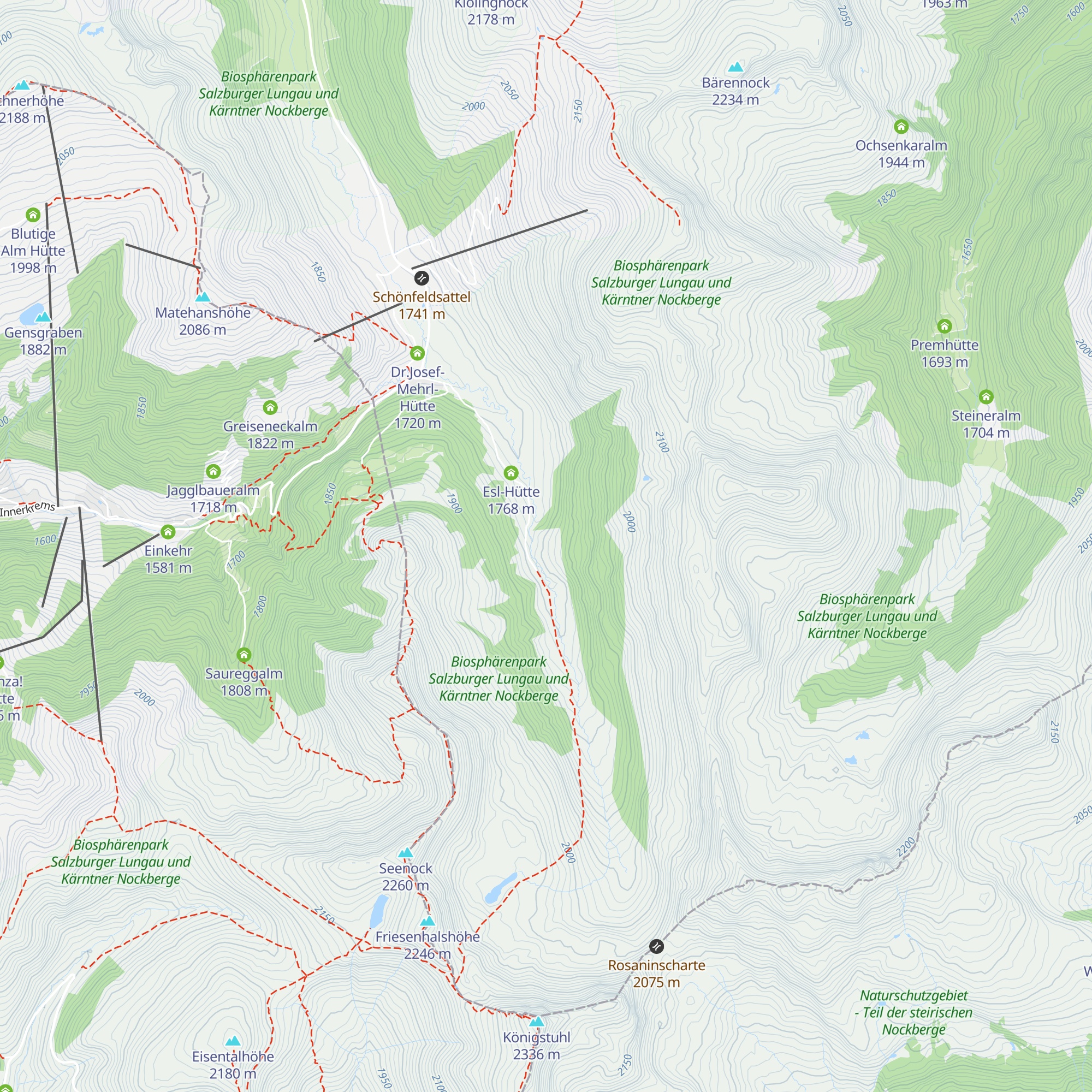 Rosaninalm map