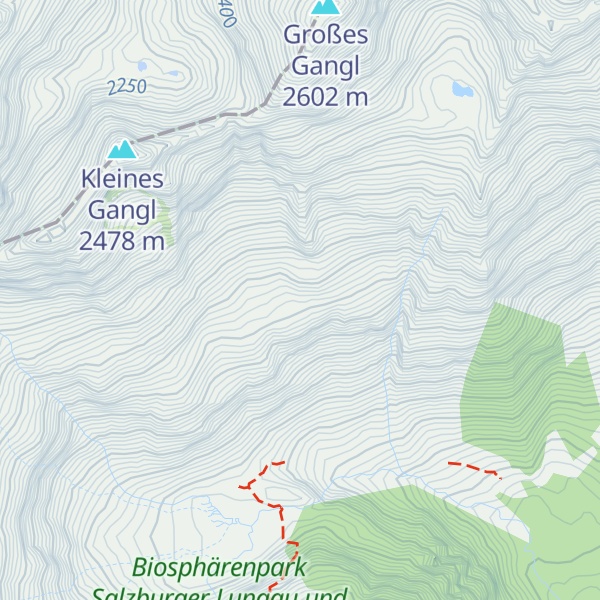 Map of Schoberberger Hütte (verf.)