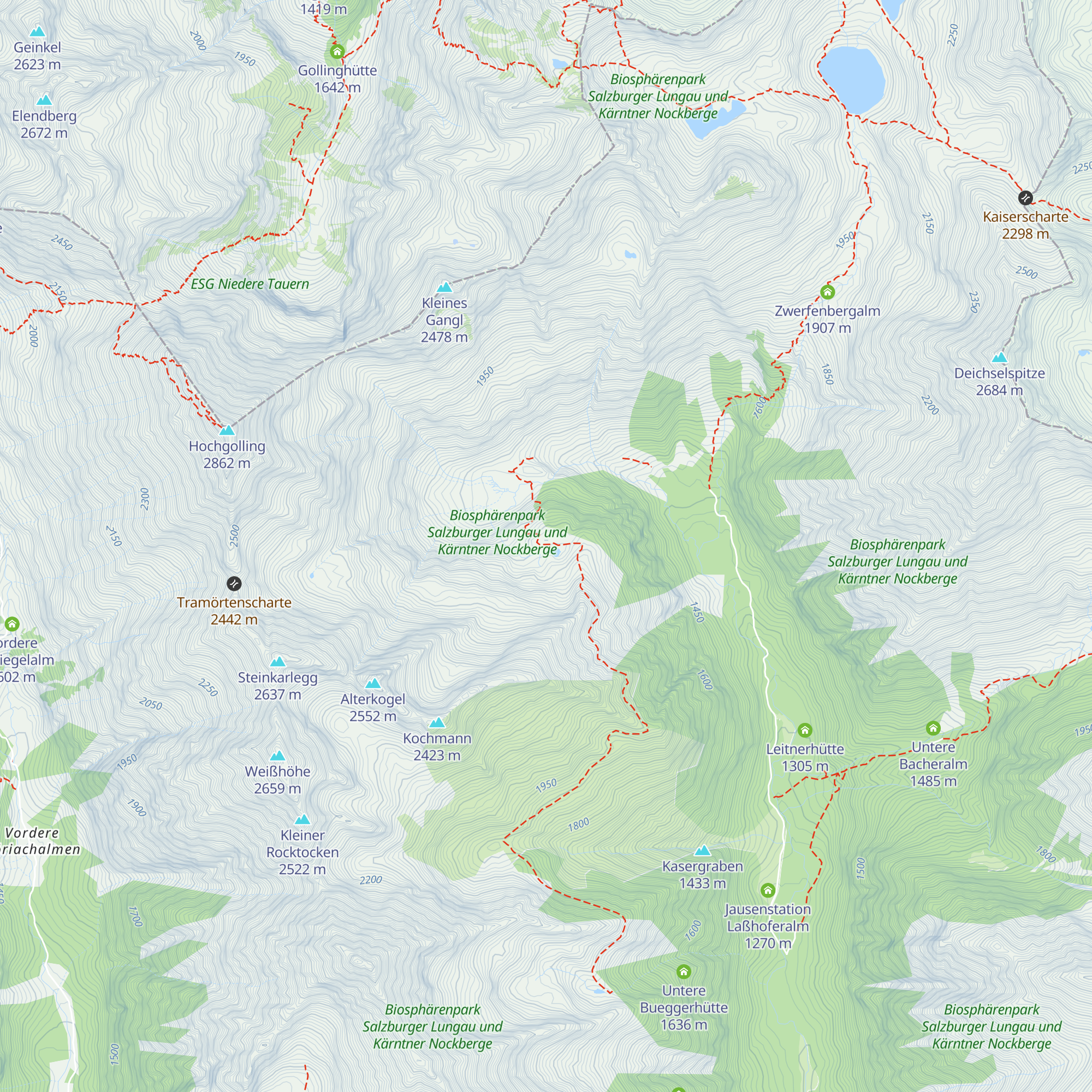 Gralatihütte map